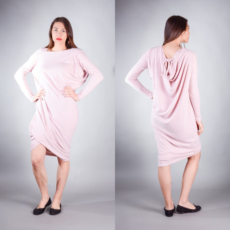 Wrap cozzy Knit Maxi dress image 1