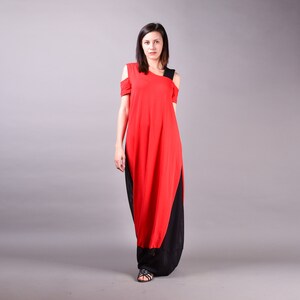 Langes Kleid, Maxi rotes Kleid, Boho Kleid, Sommerkleid, Maxi-Kleid, Womens Kleid, Plus Size Kleid, Boho Kleid, Abendkleid