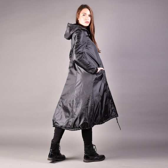 Black Jacket, Winter Jacket, Women Jacket, Plus Size Jacket