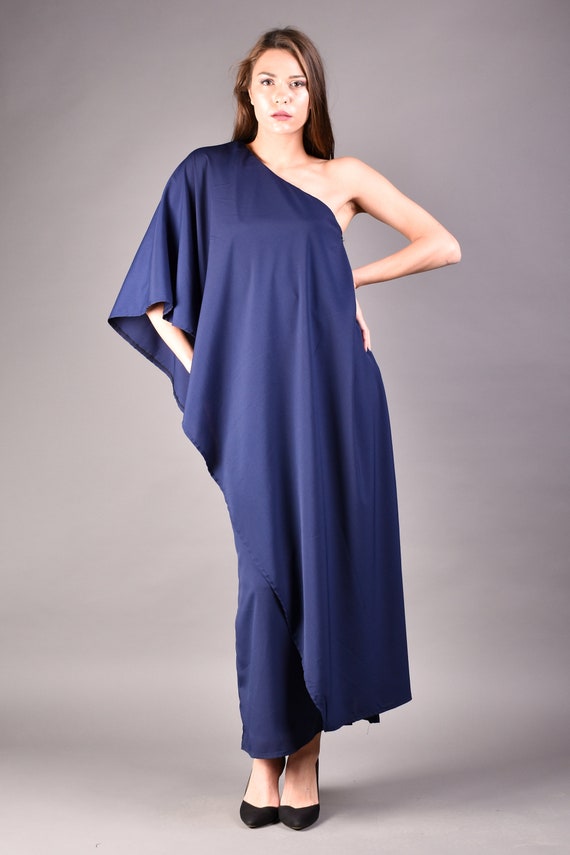 one shoulder loose dress