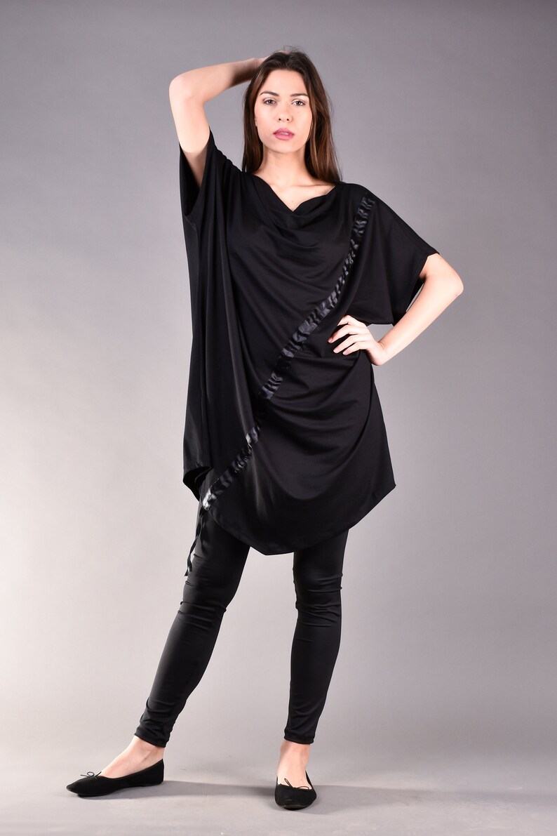 new look black tunic