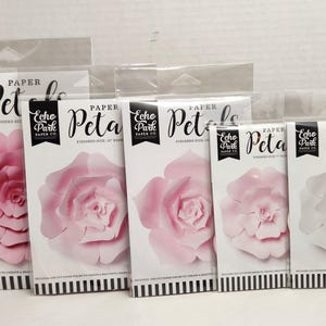 Echo Park Paper Flower Kit, Pink & White Party Decorations