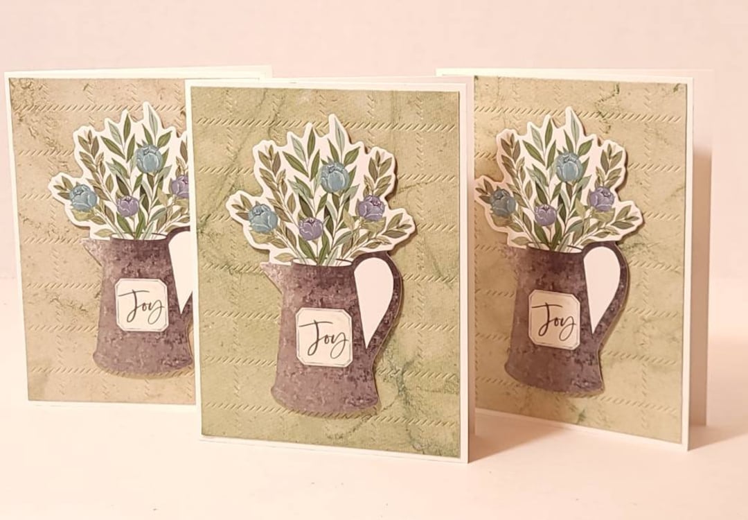 Every Day Note Cards, Set of 3, Card Set, Blank Cards, Flowers, Summer