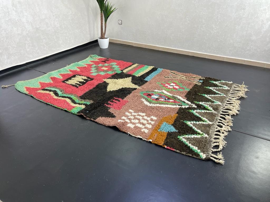 モロッコ絨毯ヴィンテージラグベルベル産 手織り絨毯 39x72cm 602937e992ebe293e27b6a875e964a