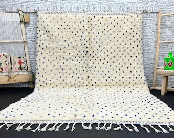 Handmade Moroccan Berber Rug: Wool Diamond Trellis Area Rug
