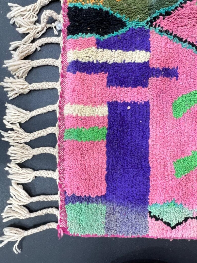 Abstract Colorful Moroccan Rug,bohemian Rug,berber Moroccan Rug, Alte