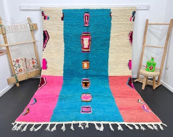 Custom Beni Ourain Wool Rug: Handwoven Moroccan Berber Design