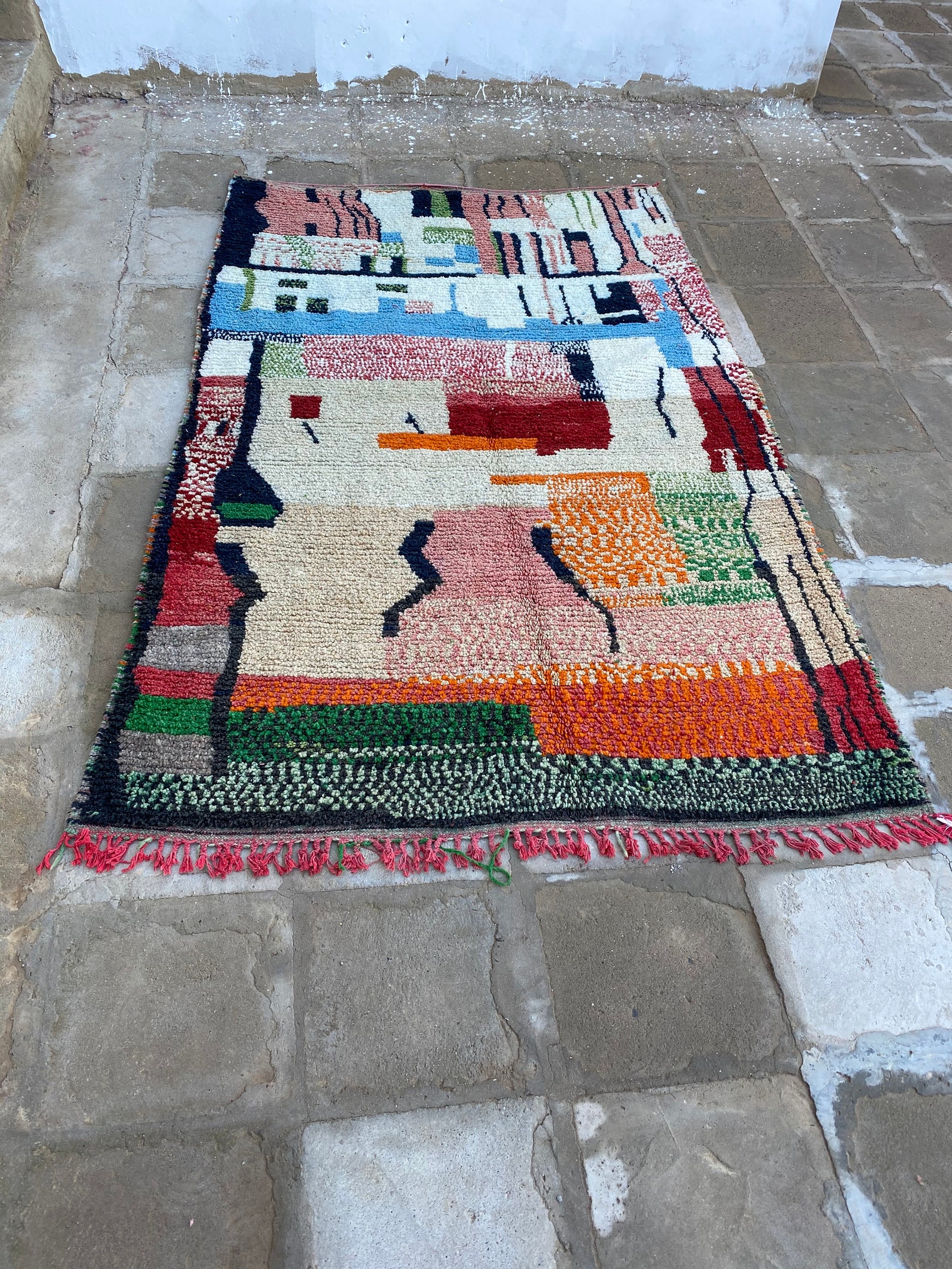 Bohemia marrakech Nomad Moroccan rug Moroccan Boujaad Rug Etsy