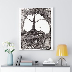 Tree of Life Art by Nikki Canvas Print