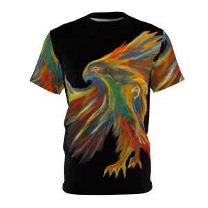 Phoenix Rising Unisex Black T-Shirt
