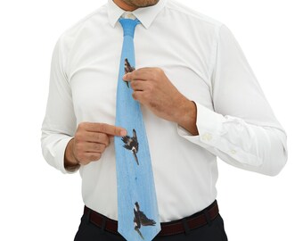 Pelican Squadron Coastal Art Necktie