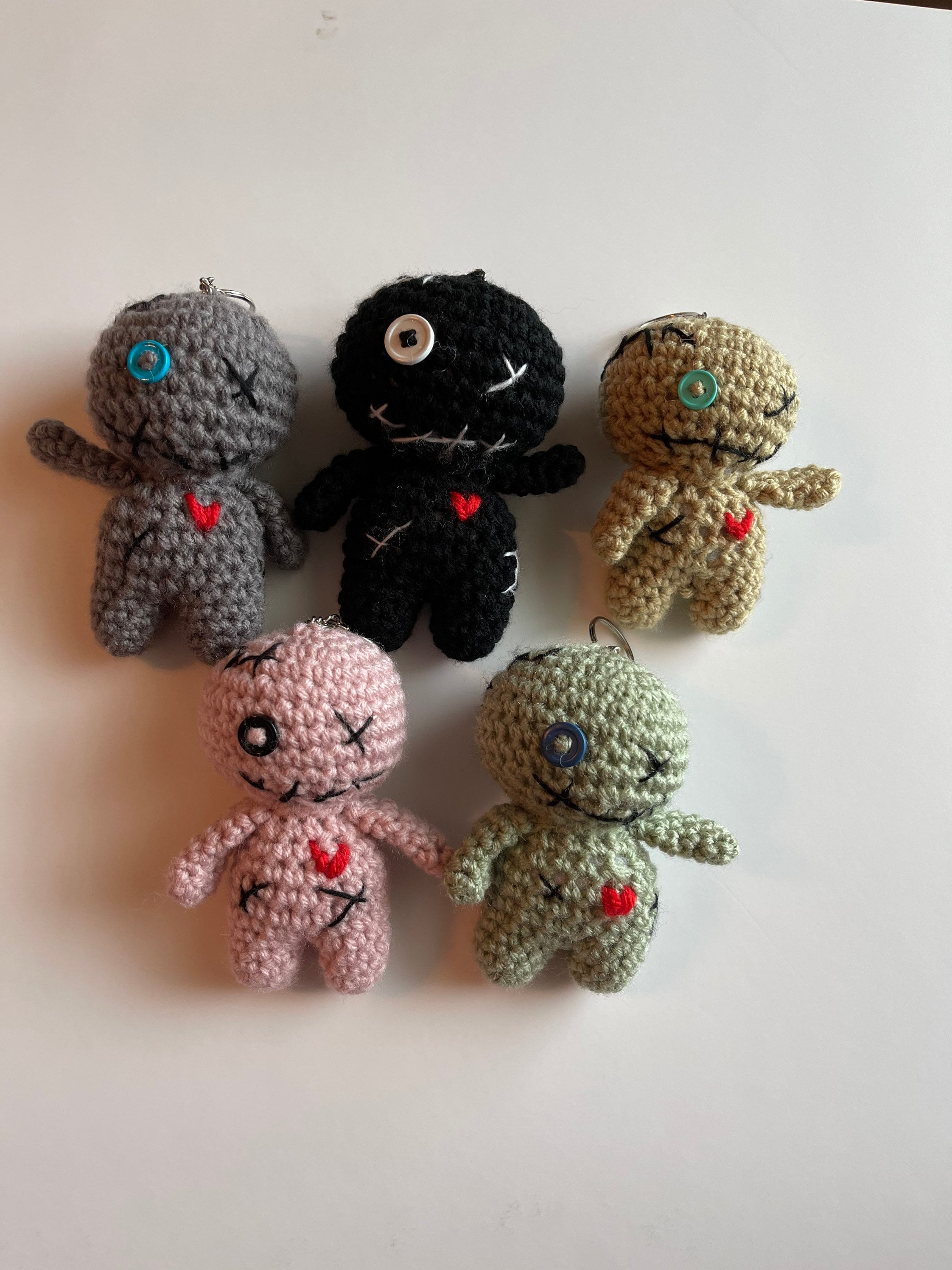 Crochet Voodoo/zombie Key Chain Etsy UK