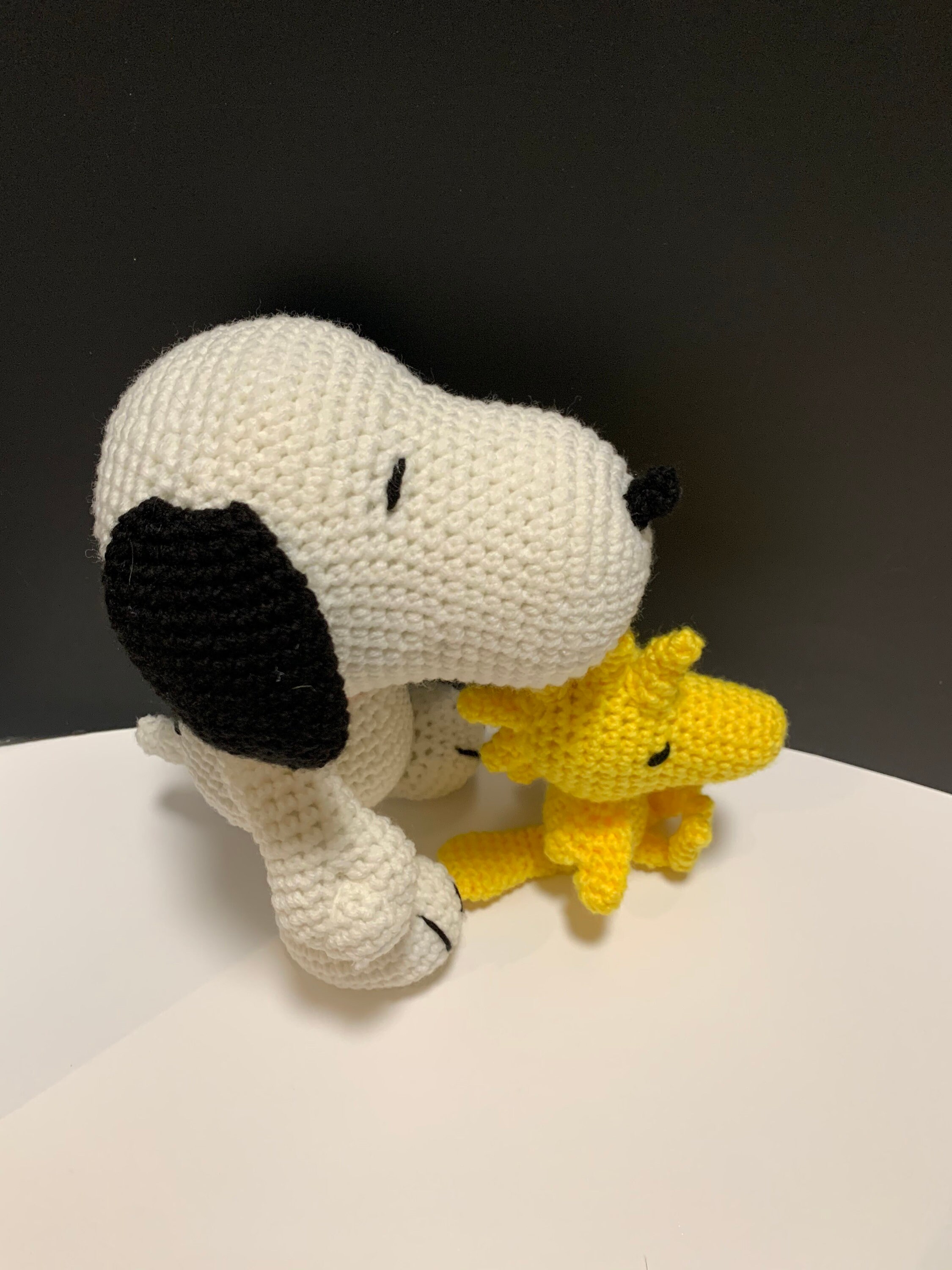 Crochet Snoopy and Woodstock Etsy