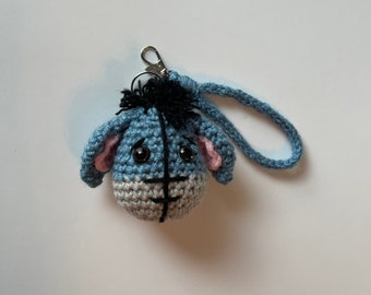 Crochet Eeyore keychain