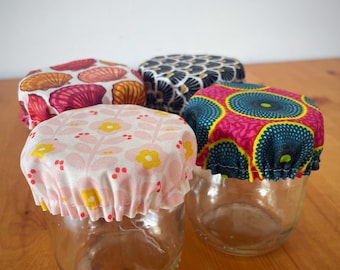 Juego de 4 vasos de yogur surtidos, 5-6 cm de diámetro