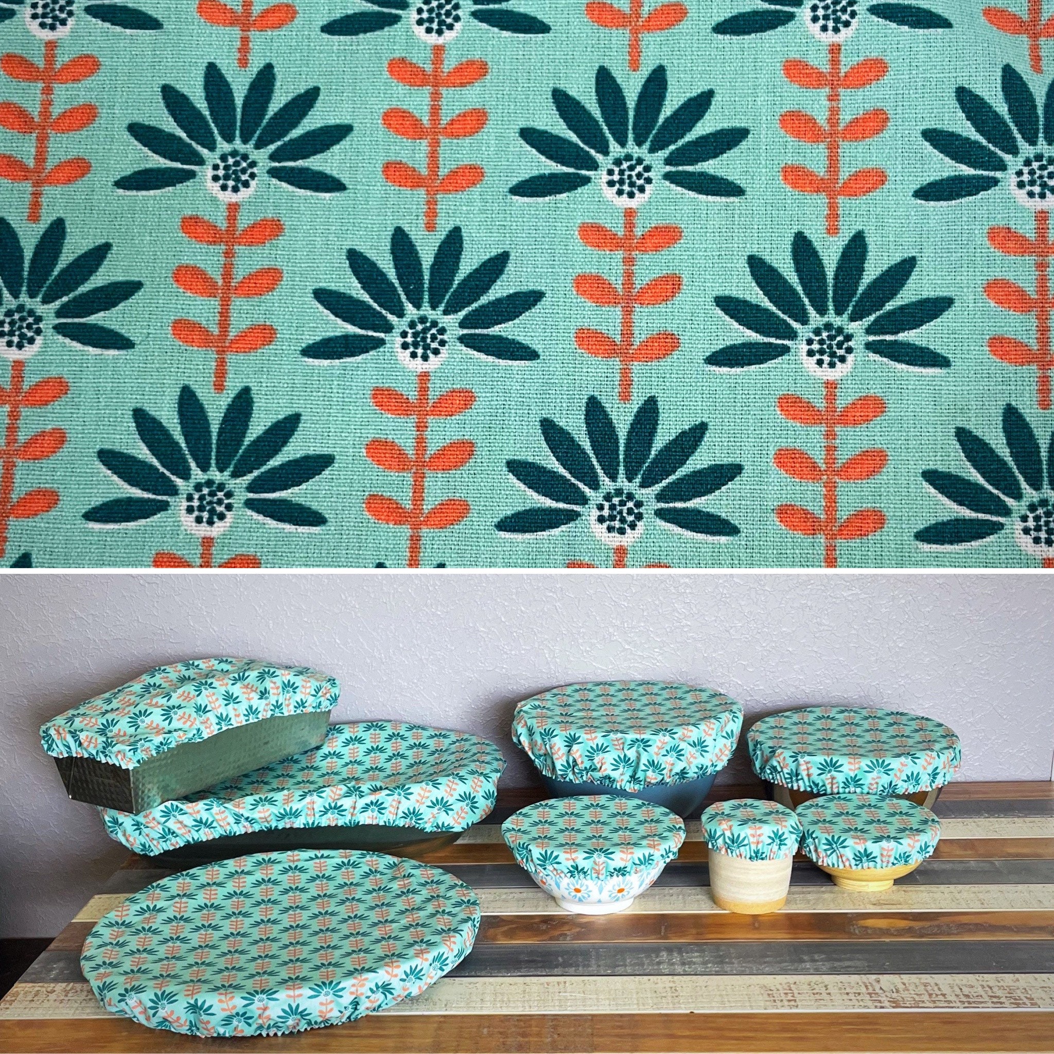 Lot de 3, 6 ou 7 Charlottes Flora Pour Plat , Zéro Déchet