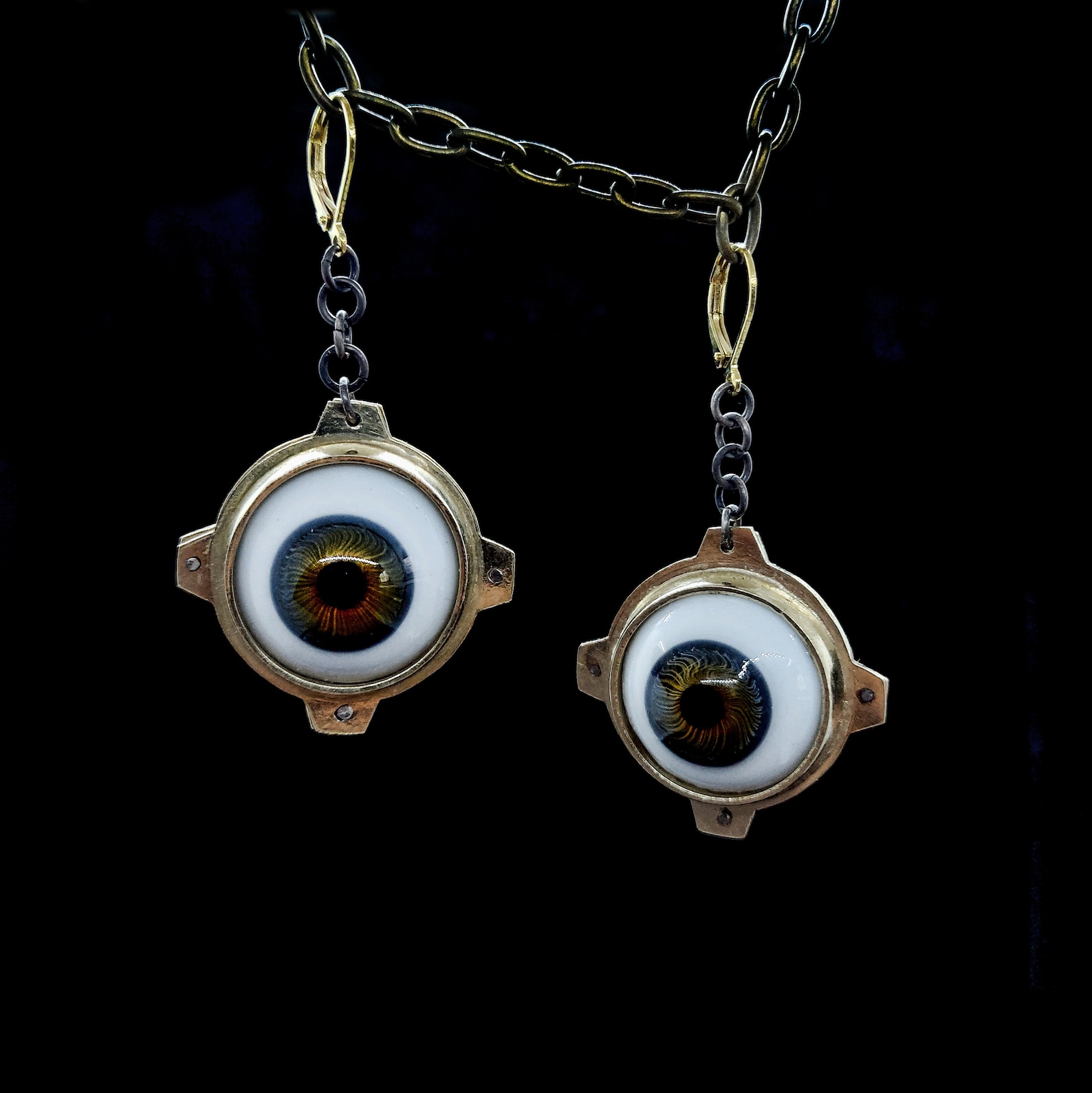 Doll Eyes Earrings Glass Eye Jewelry Etsy UK