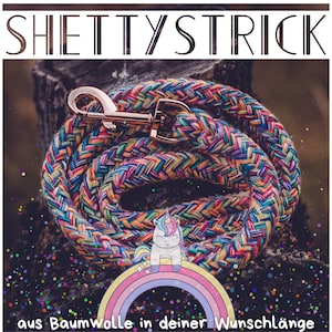 Cotton Shetland pony lead rope ground work rope | 100% natural fiber | plastic-free | horse horse accessories | mini pony mini-Shetland pony HobbyHorse