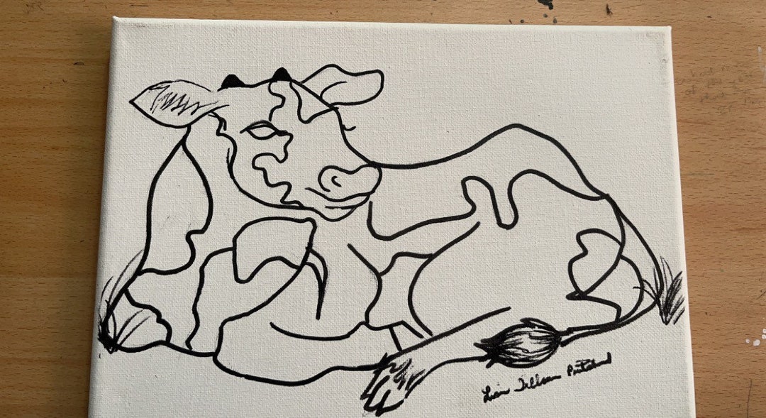 Pre Drawn Canvases Etsy