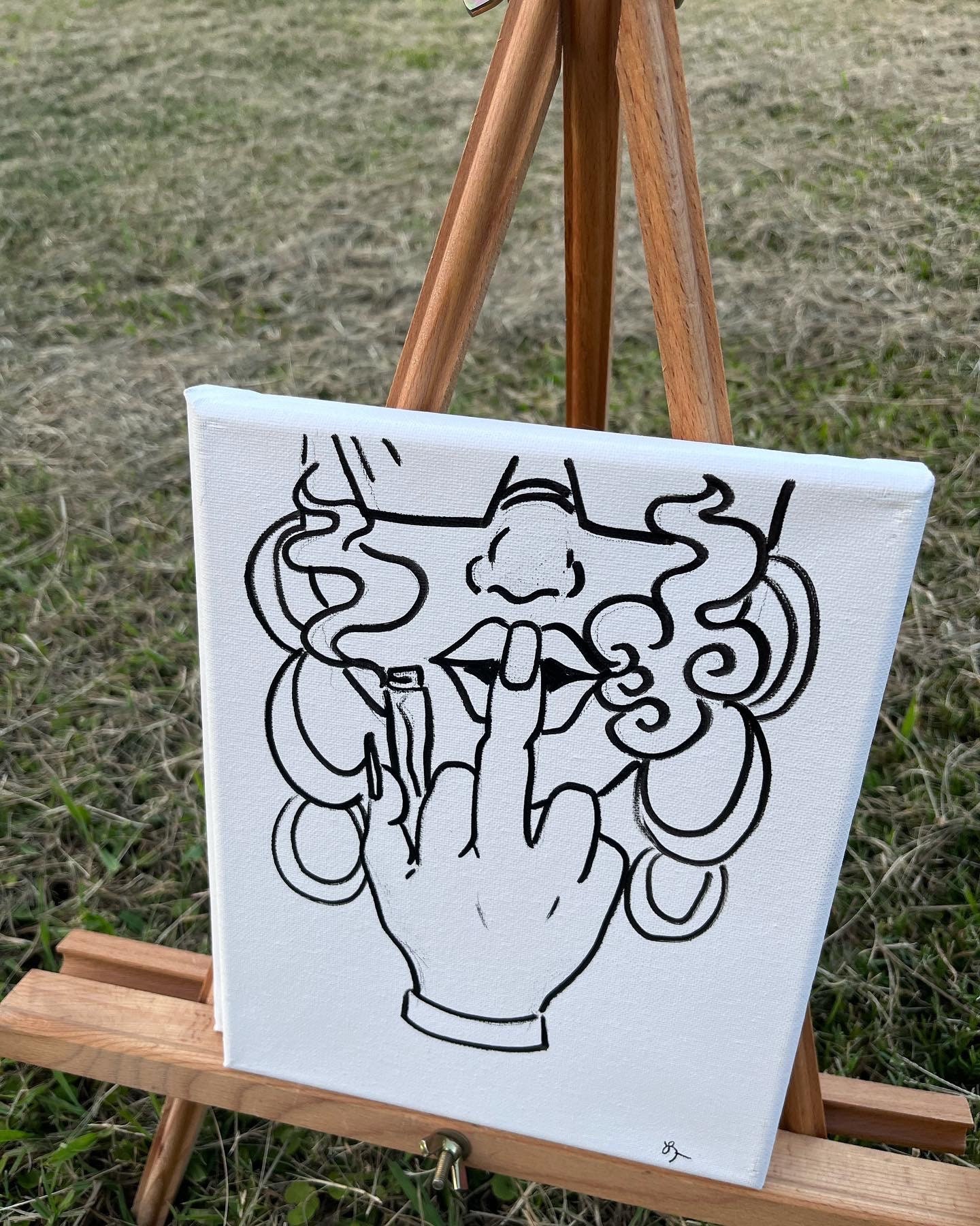 Puff and Paint Canvases Set of 2 Etsy