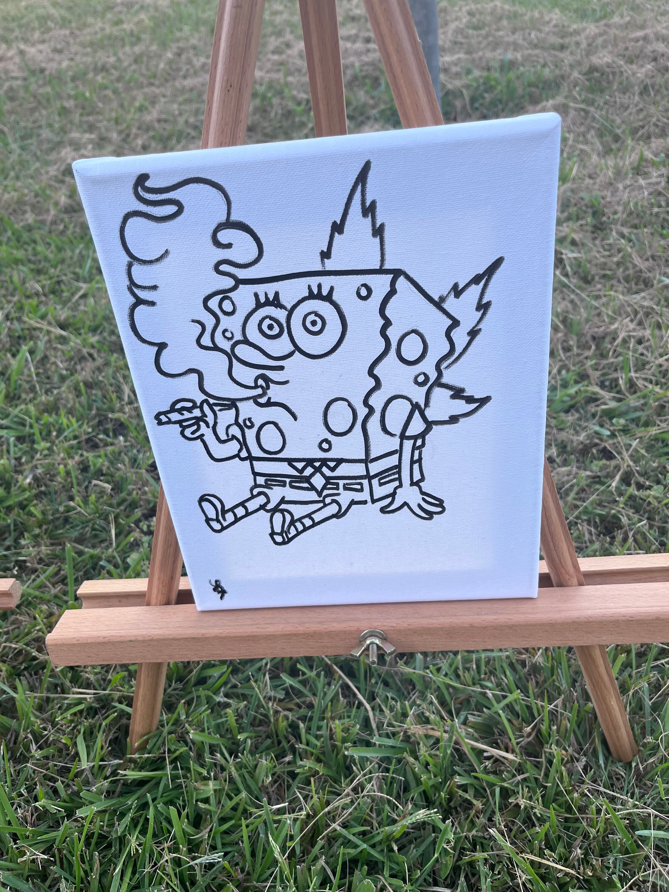 Puff and Paint Canvases Set of 2 Etsy