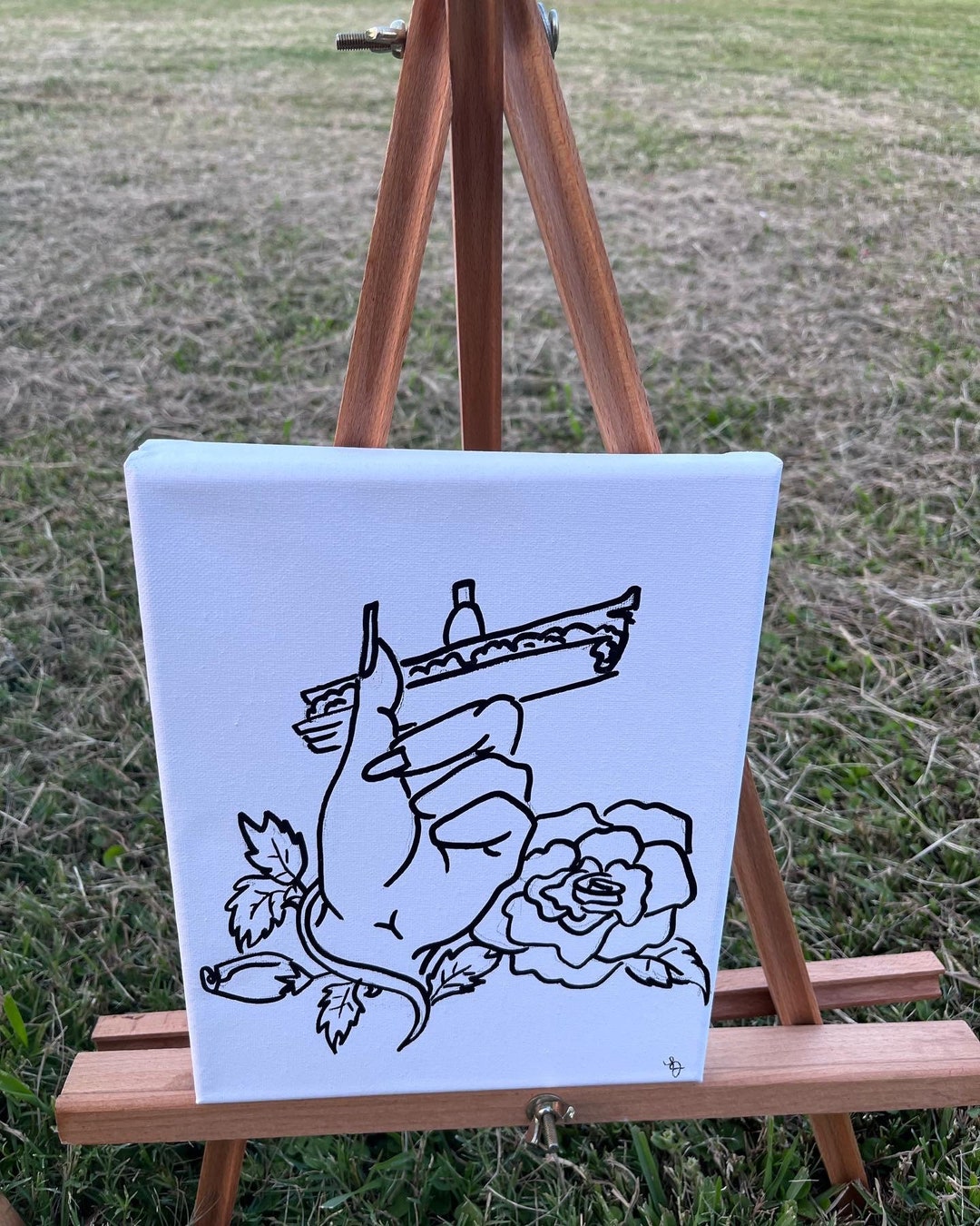 Puff and Paint Canvases Set of 2 Etsy