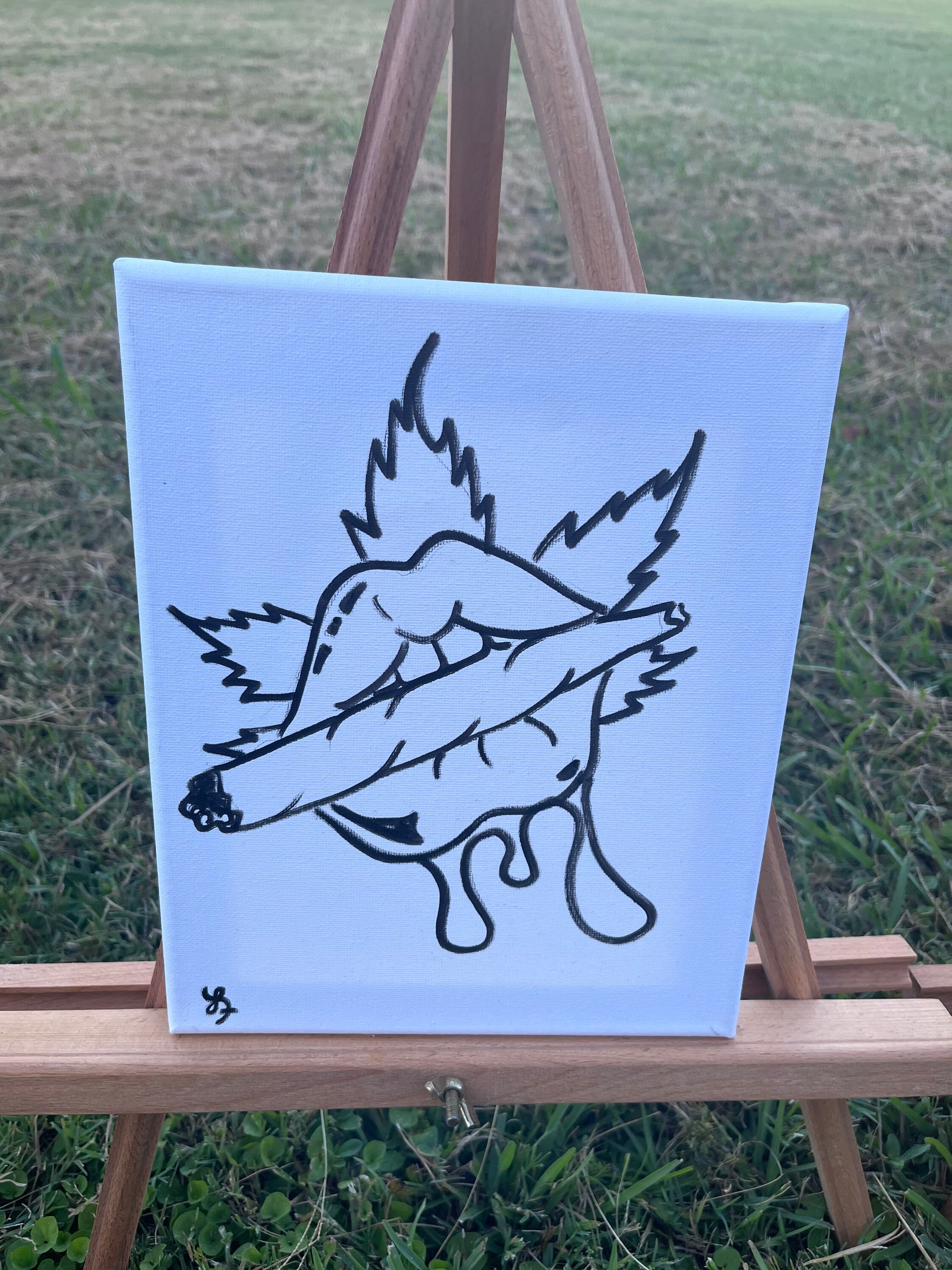 Puff and Paint Canvases Set of 2 Etsy