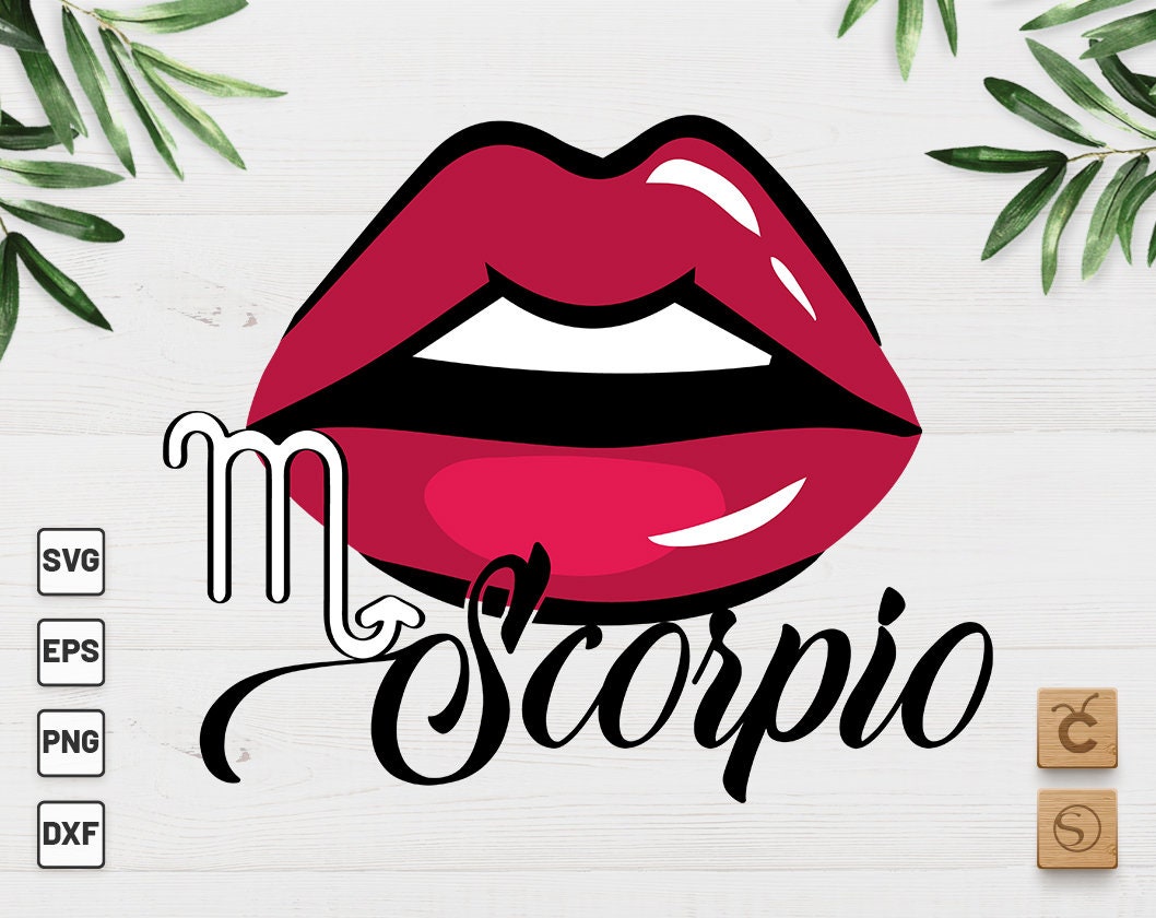 Scorpio Girl Svg Zodiac Sign Png October November Birthday | Etsy