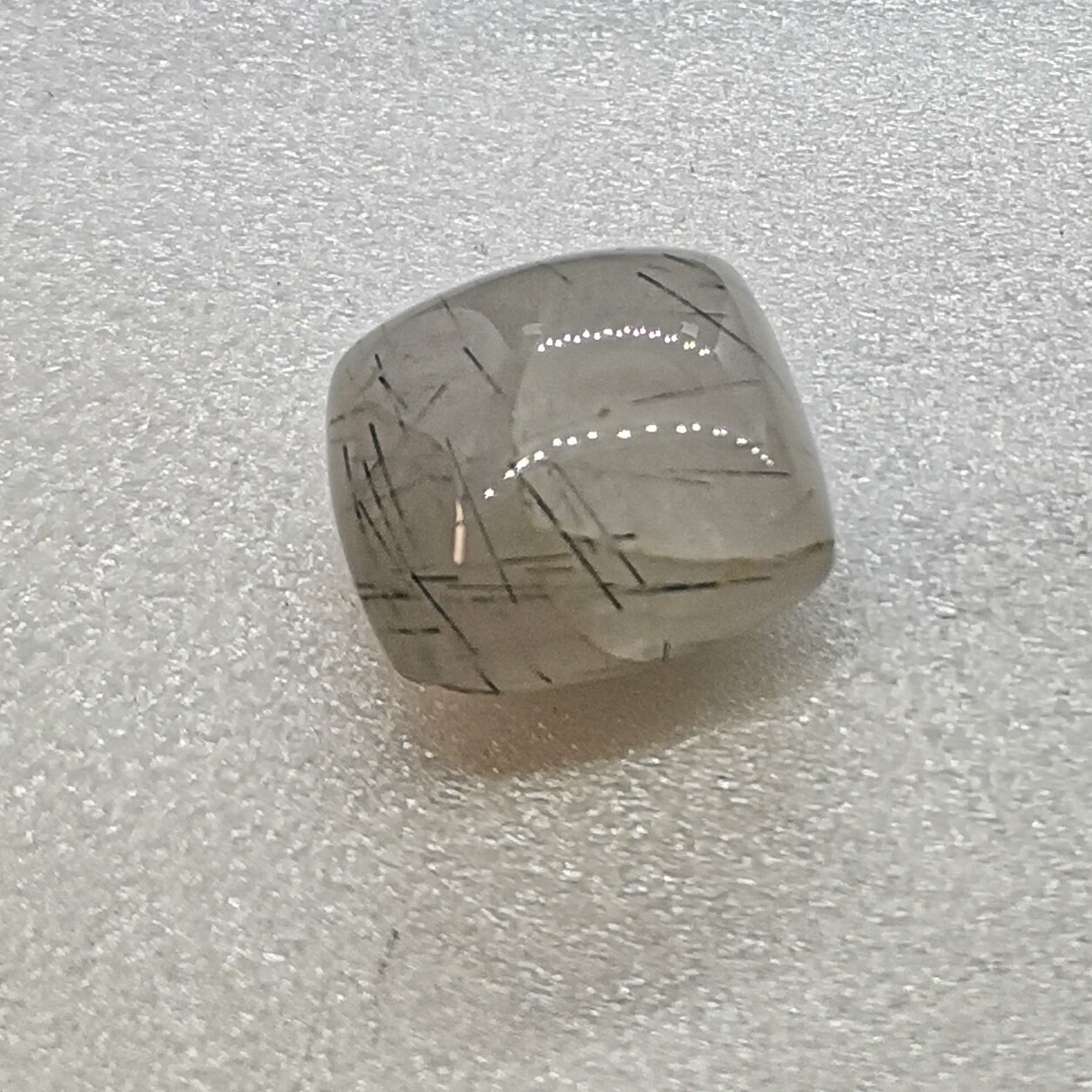 Quartz à Tourmalines - 16.48 Cts 14.5x14x9 mm