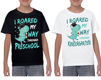 Graduation Shirt, Graduation Boy, Dinosaur Kindergarten, Preschool Graduation shirt, Preschool shirt, Dinosaur shirt, Kindergarten Shirt