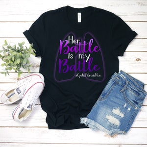 Cystic Fibrosis Shirt, Cystic Fibrosis Mom, CF Awareness , Her Fight is my Fight, Her Battle is my Battle, Breathe Shirt, Just Breathe Shirt