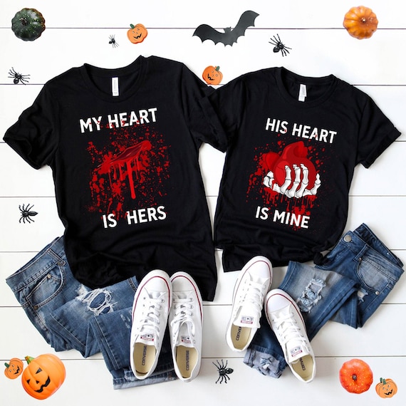 Halloween Couple Shirt, Creepy Halloween Shirt, Halloween shirts, Couple Halloween shirt, Matching Halloween shirt, Family halloween shirt,
