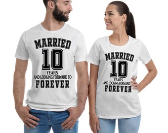Wedding Anniversary T-Shirt, Married [Number] Years Gift