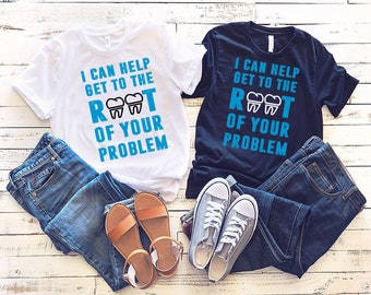 Camiseta de dentista de conducto radicular, regalo para endodoncista