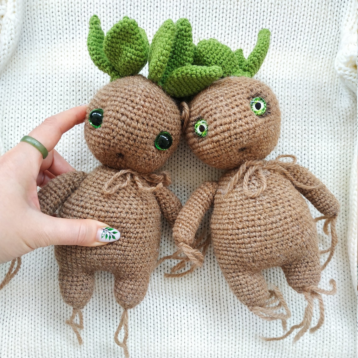 Mandrake Root Patternmagical Crochet Toycrochet Amuletharry Etsy