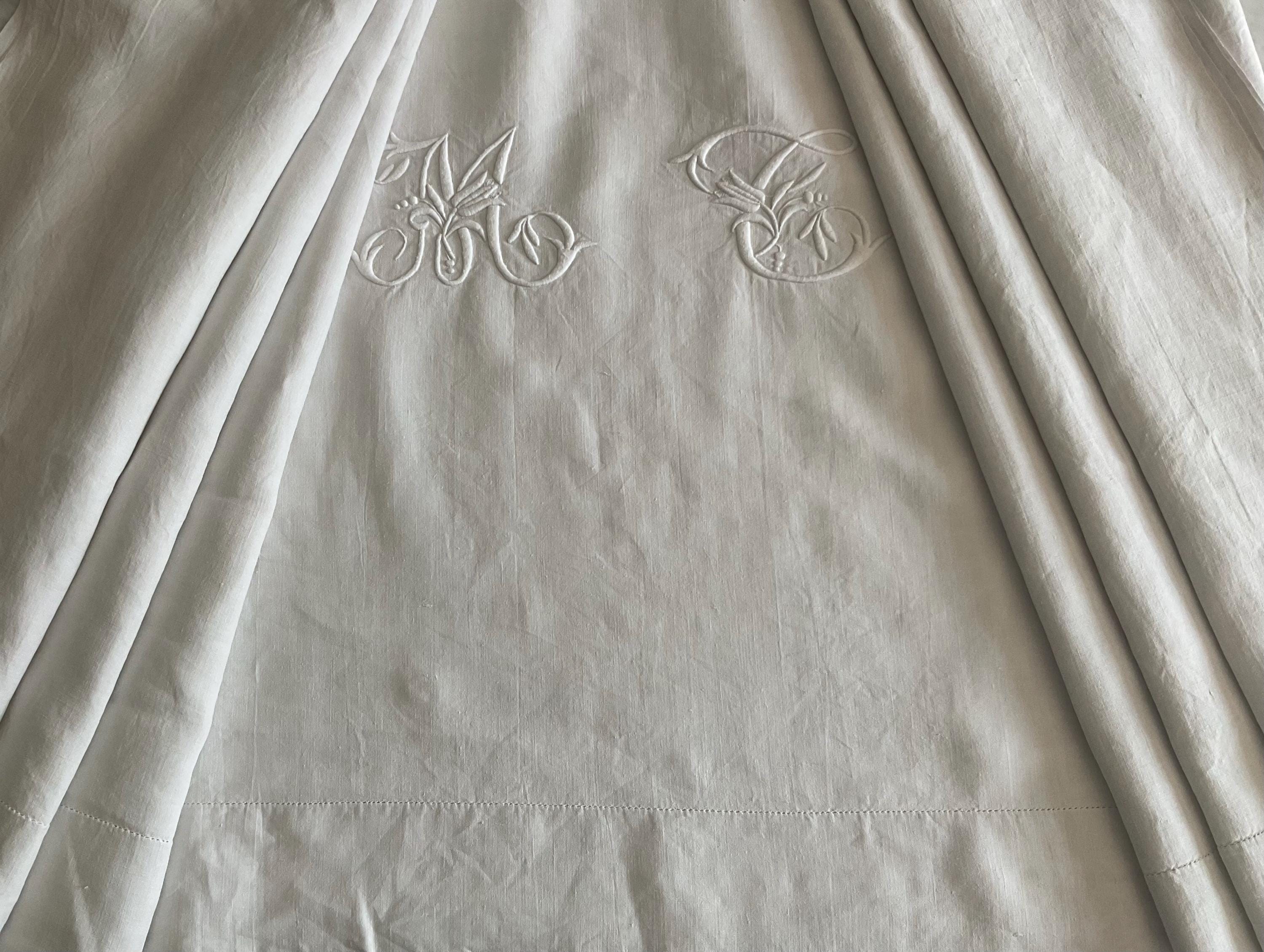 洋書 Monograms and Antique Linens Collecting-Antique-Monogrammed