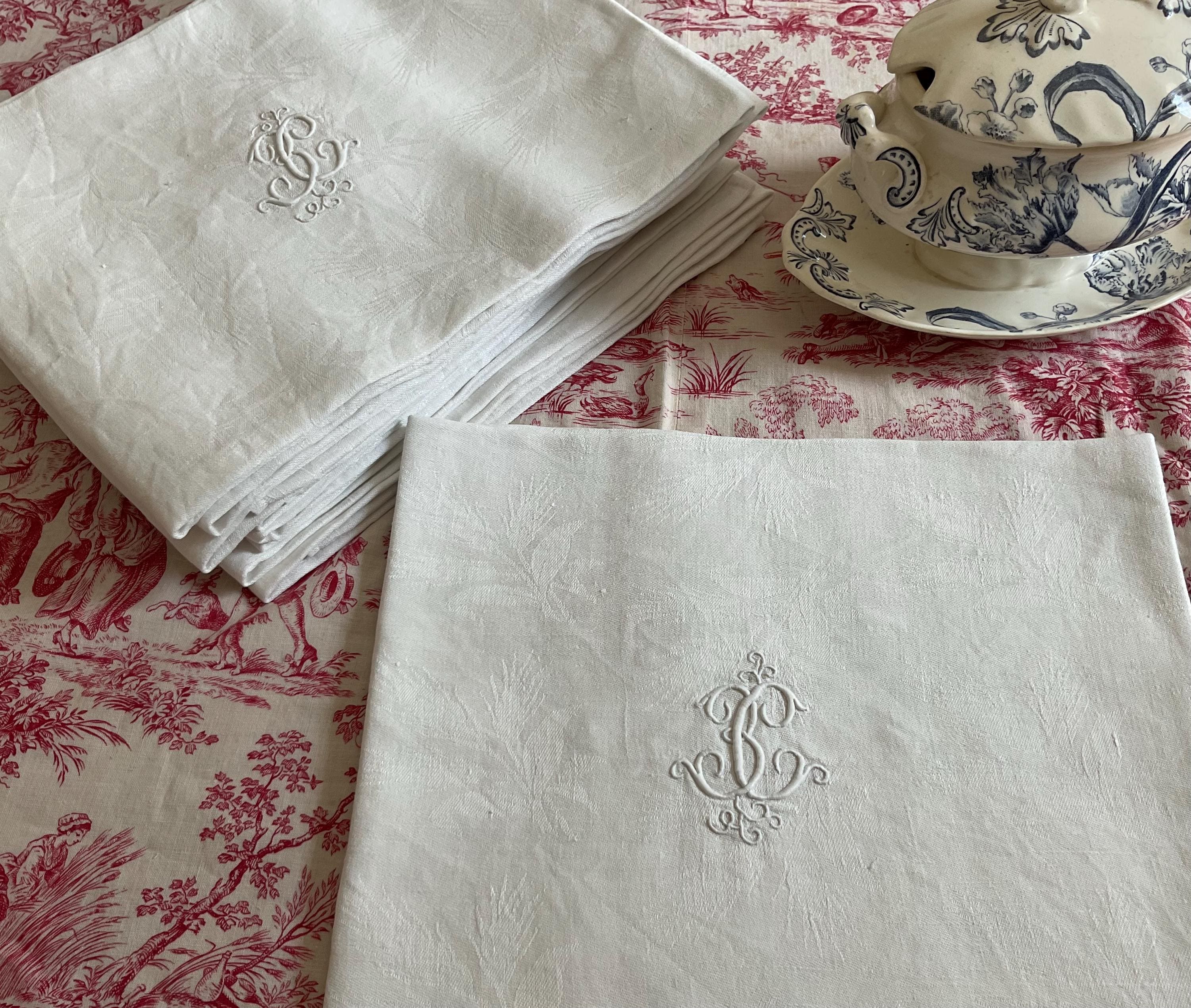 洋書 Monograms and Antique Linens Monograms and Antique Linens Special Preview - Victoria