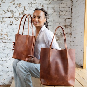 Ledertasche für Frauen, schwarz, braun, grün, blau, Schultertasche, Handtasche für Einkauf oder Laptop