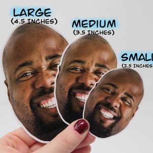 Custom FACE Sticker | Upload Any Image of Your Friends Face | Sticker Bomb