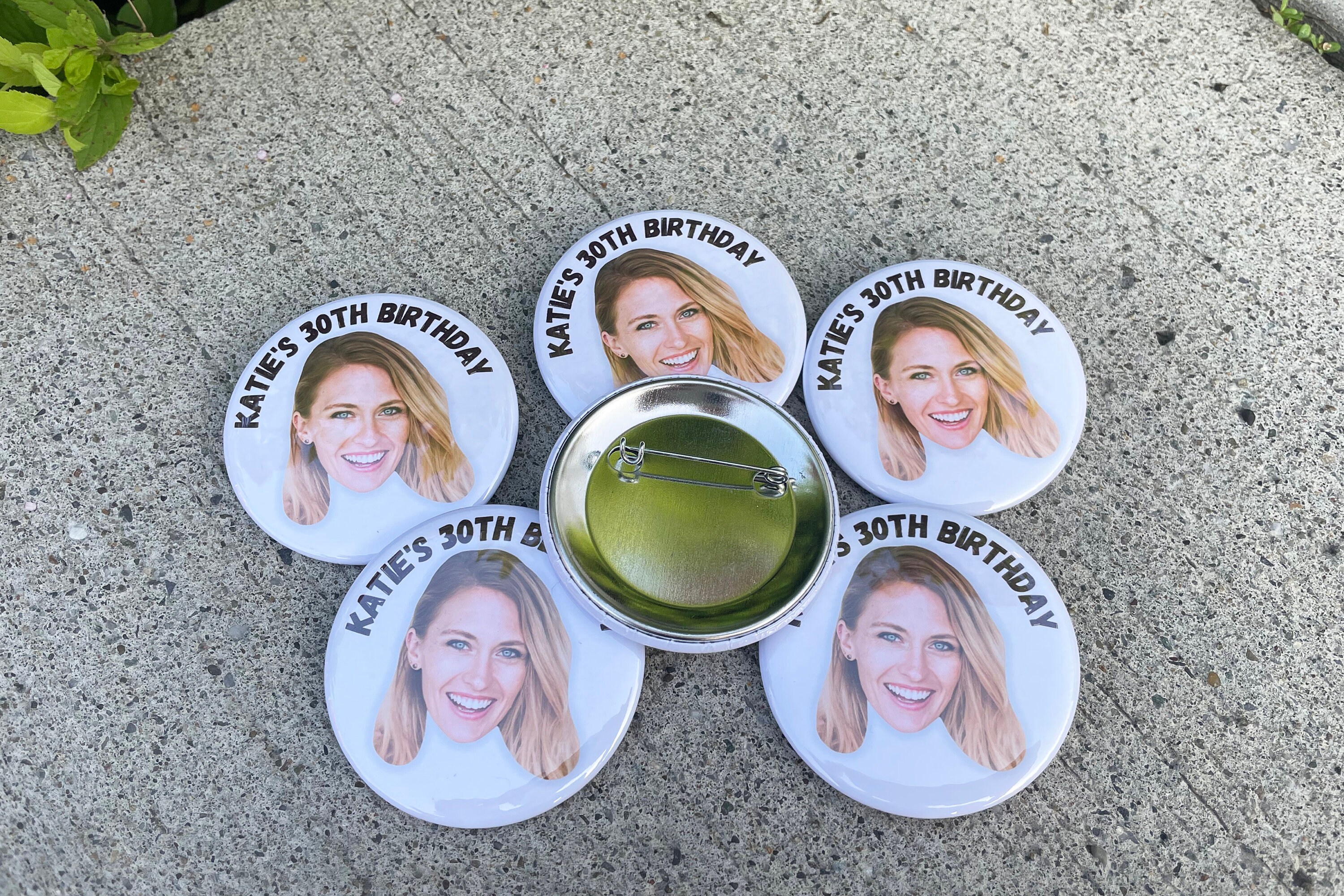 Husband Custom Celebration Party Pins/buttons (2.25 Inches) - Etsy