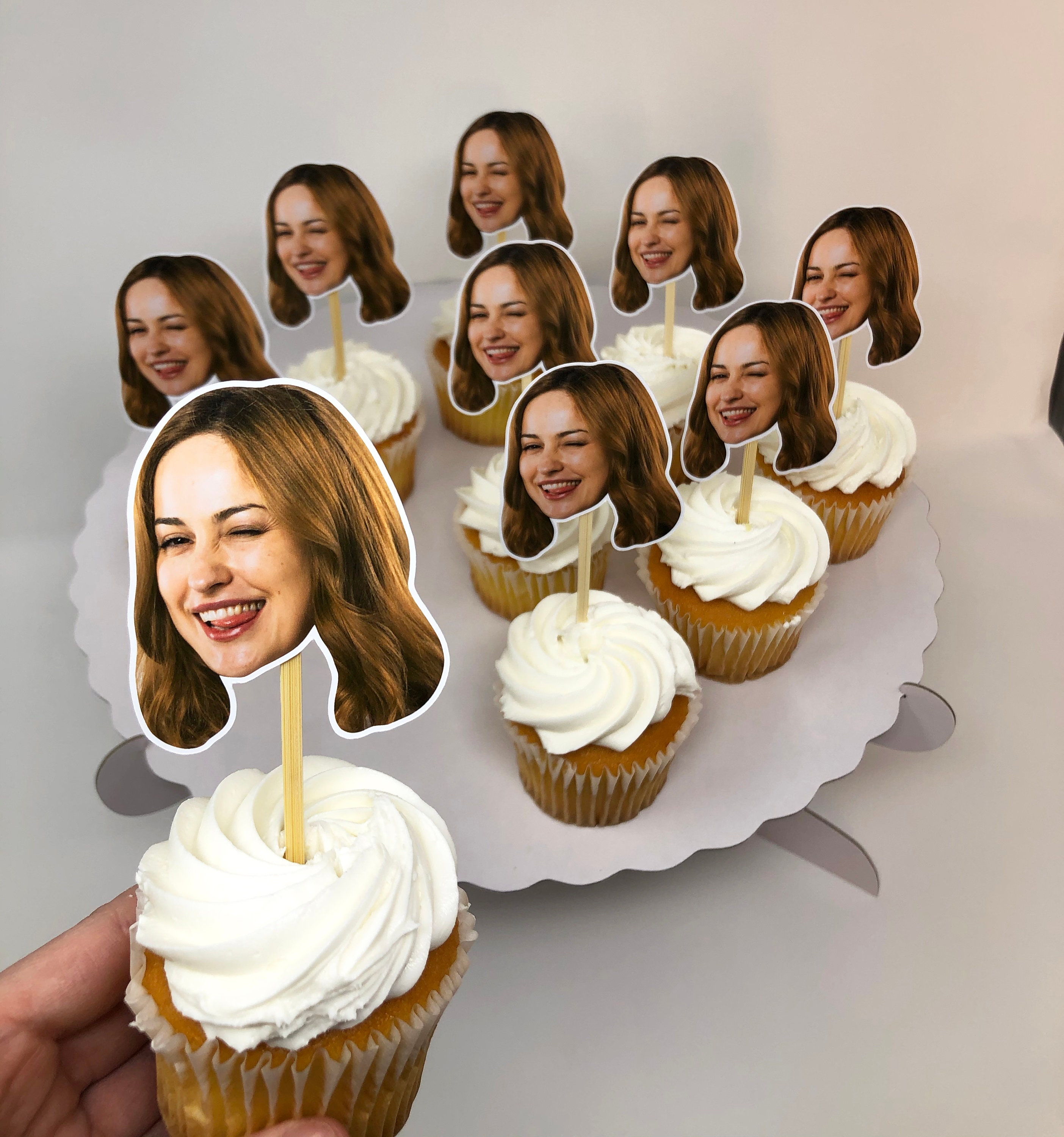 Bachelorette Party Cupcake Toppers Custom Cupcake Toppers Etsy