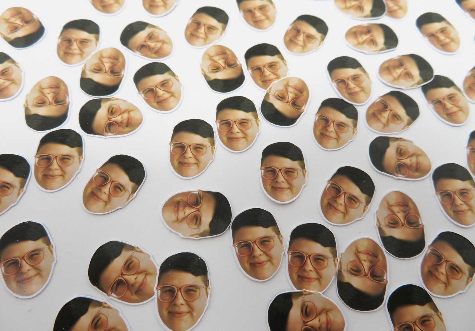 Custom Face Confetti Custom Confetti Party Confetti Etsy