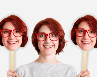 Head Cut Outs | Create a Custom Face Stick at Home | Face on a Stick