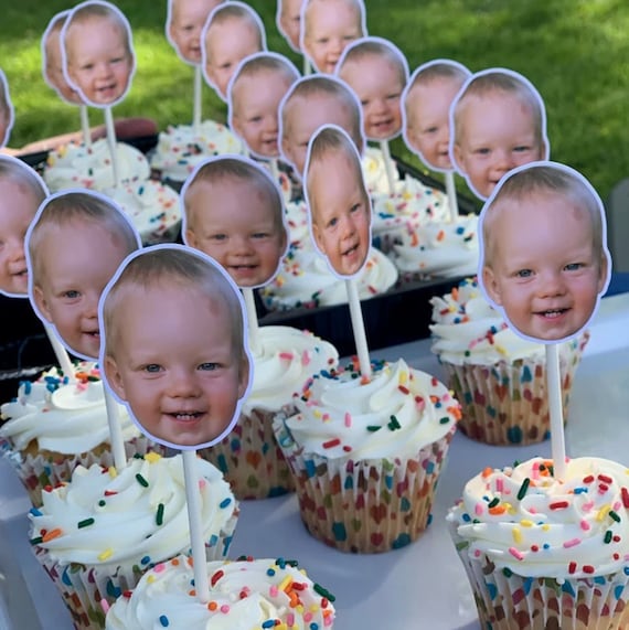 Birthday Celebration Cupcake Toppers Print & Cut at Home Etsy