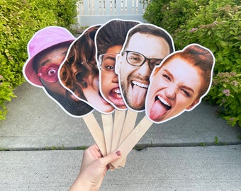 Giant Face on a Stick, Graduation, Retirement, Birthday Surprise Party