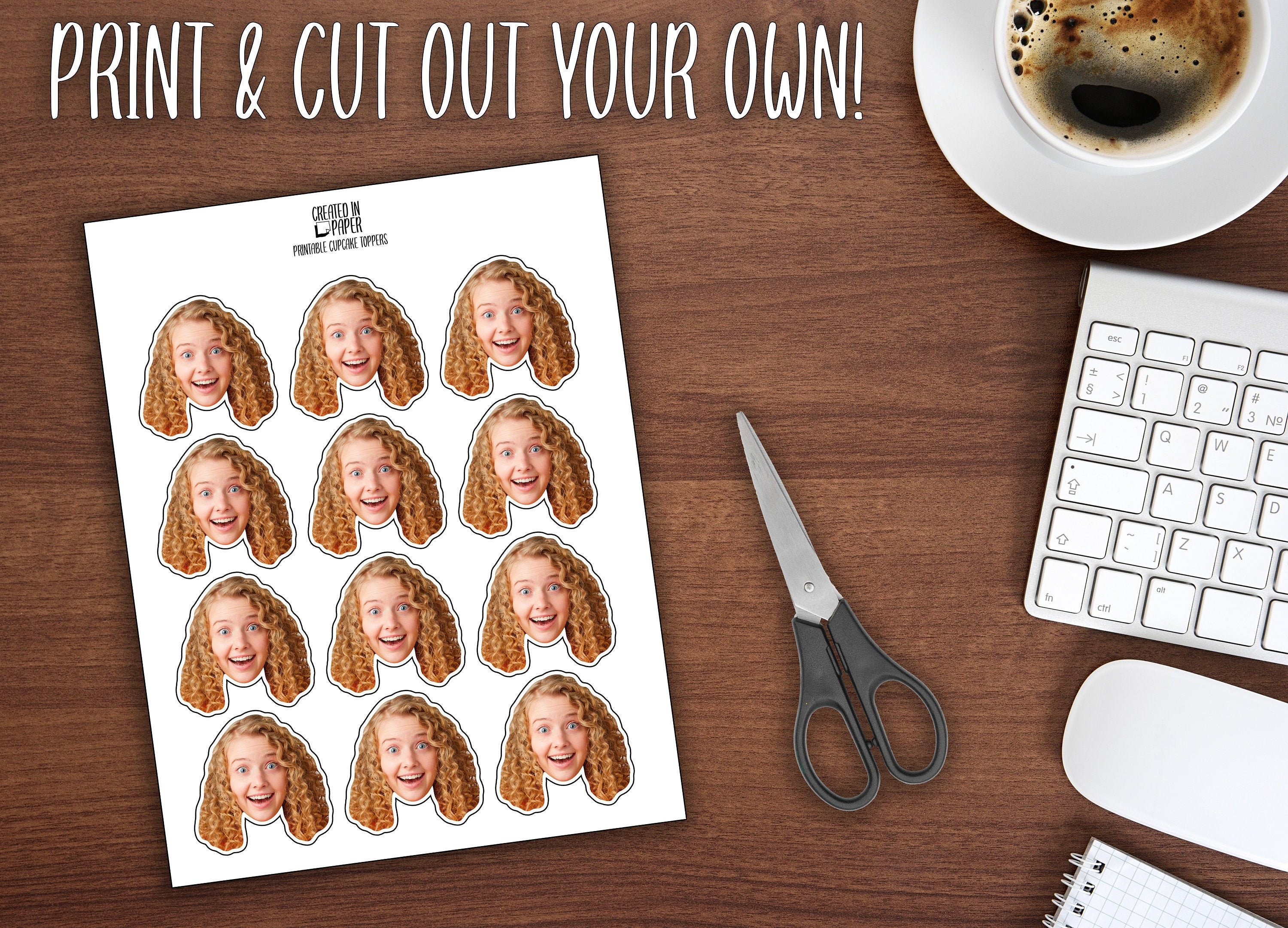 PRINTABLE Cupcake Toppers Cupcake Toppers for Party Custom | Etsy