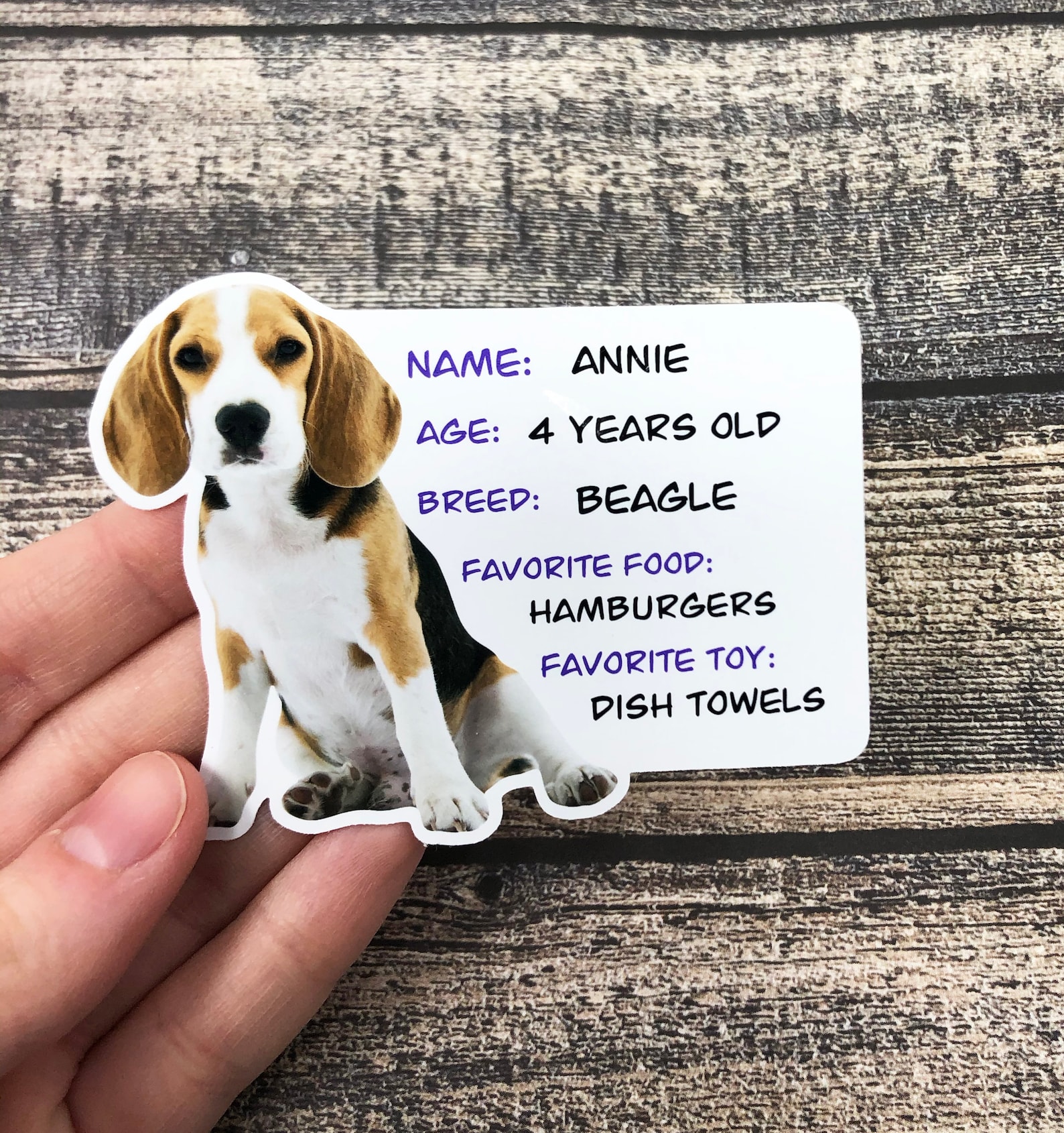 Therapy Dog Business Card Stickers Stickers for Children Etsy