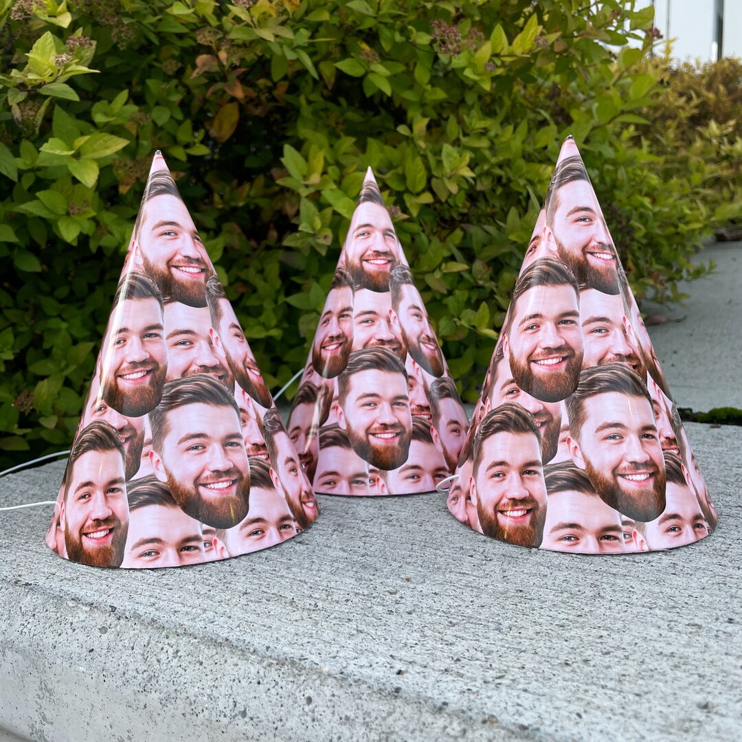 Custom Face Party Hats Etsy