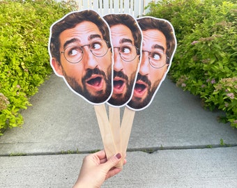 Printable Face Fan Template + Guide (Digital Download)