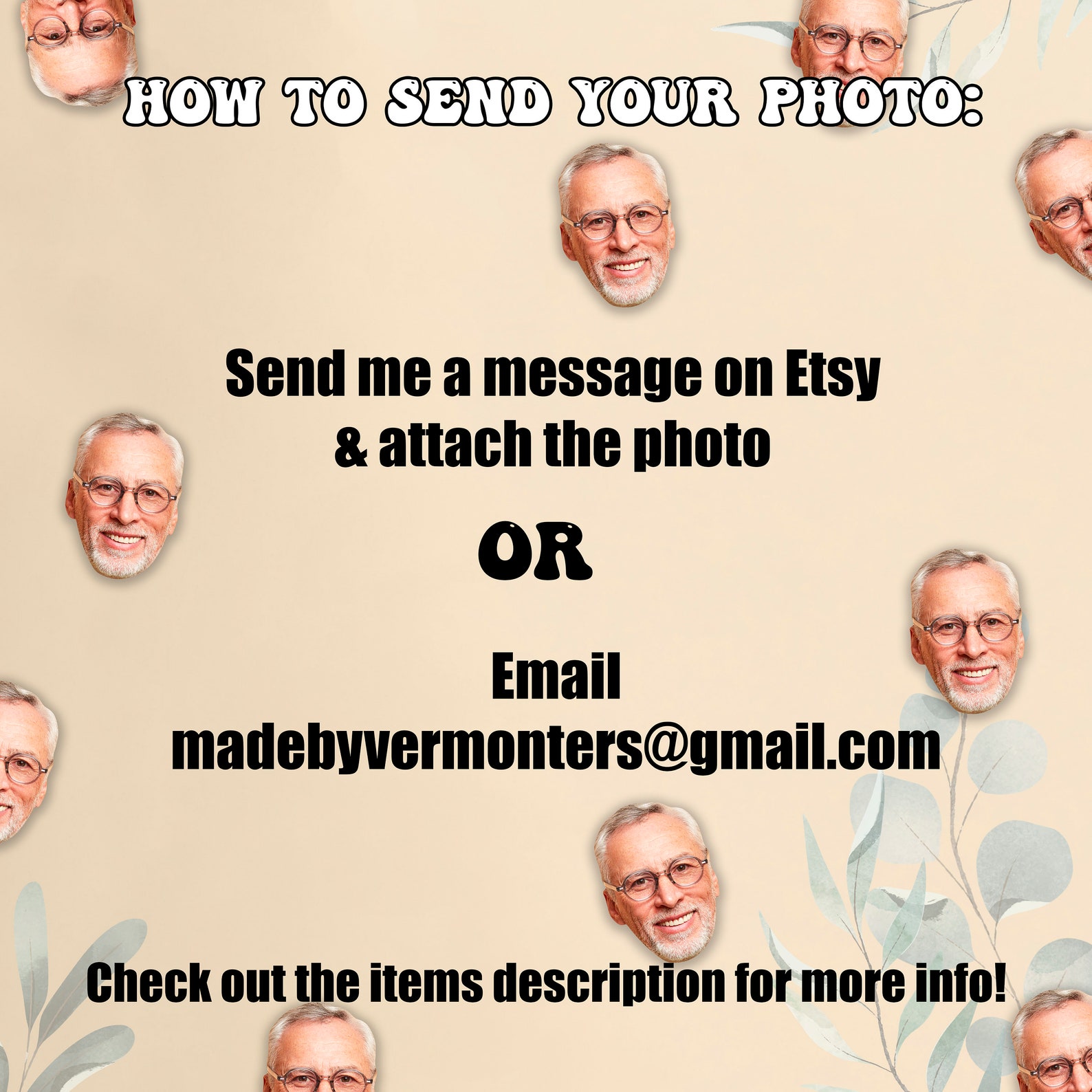 Custom Face Confetti Custom Confetti Party Confetti Etsy